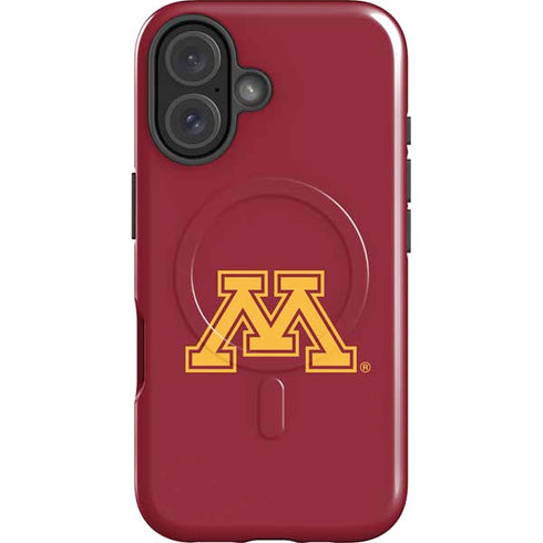 University of Minnesota M Logo iPhone 16 Plus Magsafe Impact Case
